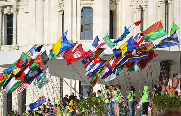 Madrid: Flags, Flags and More Flags