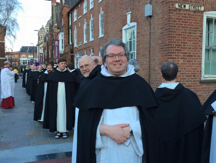 Dominican friars participate in ceremonies for Richard III