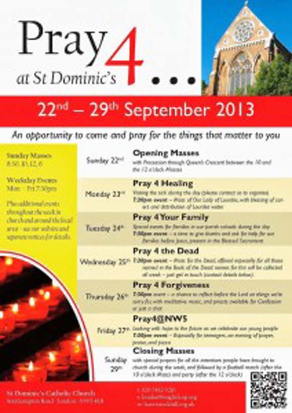 Pray4… St. Dominic’s, London