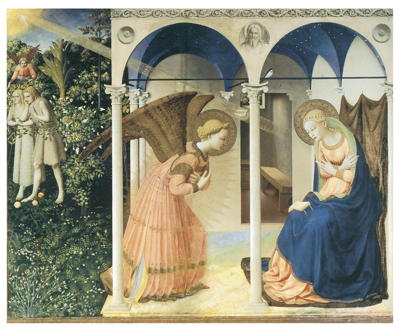 The annunciation and the act of study